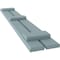 Ekena Millwork Americraft 2-Board, 3 Batten Exterior Real Wood Spaced Board-n-Batten Shutters, ARW401SB207X62SBH, PR ARW401SB207X62SBH - alternate 8